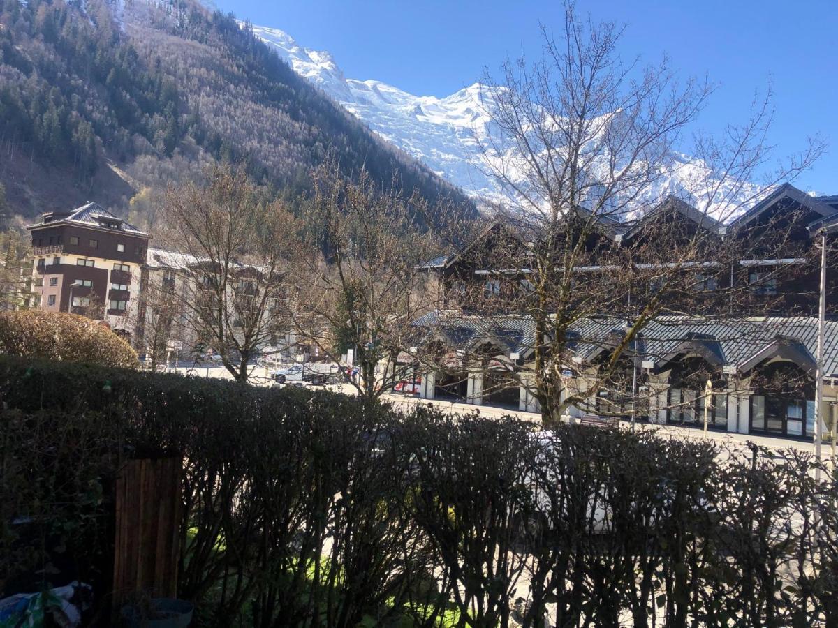 شقة Chamonix 27 - Au Centre Vue Mont Blanc Et Jardin المظهر الخارجي الصورة